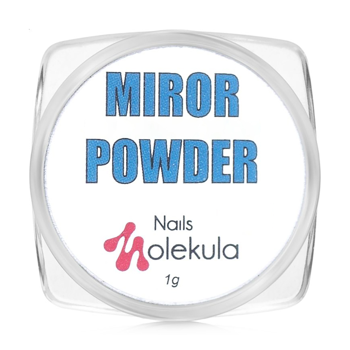 Дзеркальна пудра для нігтів Nails Molekula Professional Mirror Powder, 06 Синьо-фіолетовий, 0.8 г